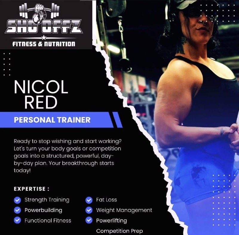 Nicol Red Personal Trainer El Paso